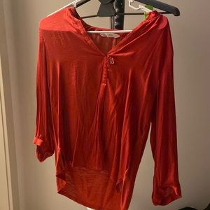 Red blouse
